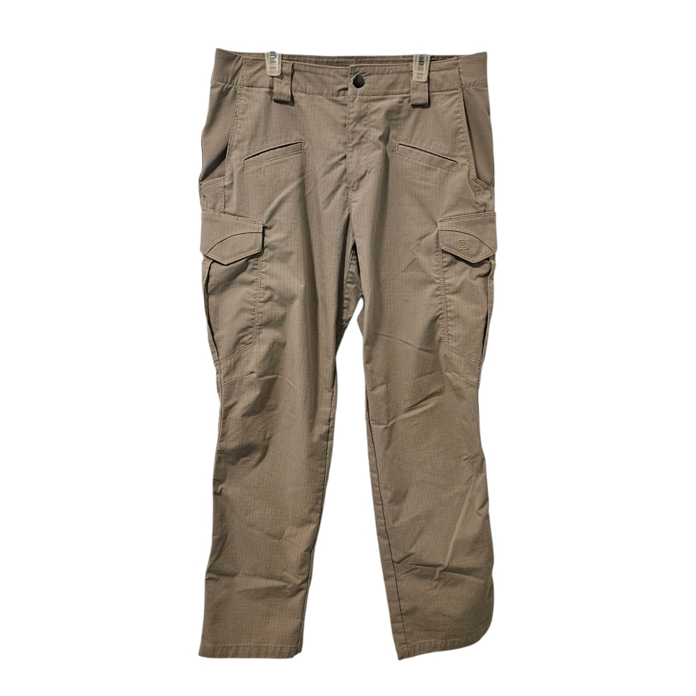 5.11 Tactical Men's Khaki Ripstop Cargo Pants Straight Fit Size 32x30‎